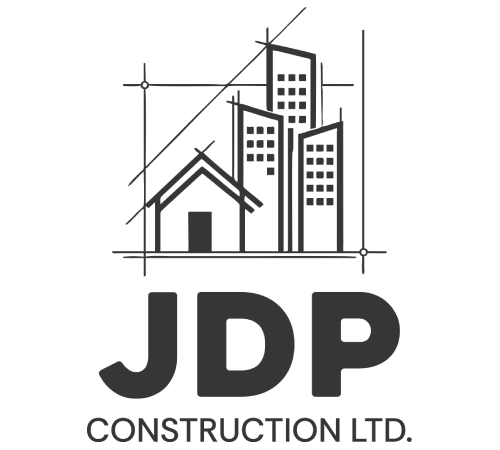 JDP Construction LTD company logo for a London construction and structural works contractor.