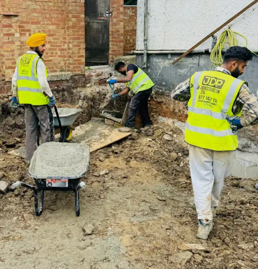 Trusted London contractor for structural and major residential construction