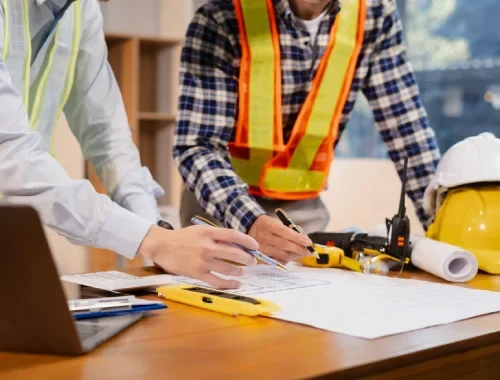 New construction project built to approved plans and structural requirements